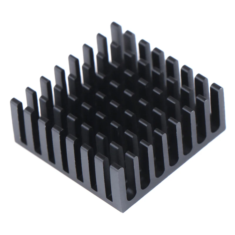 5 шт. компьютер Черный слот алюминиевый теплоотвод кулер Радиатор 25*25*10 мм для