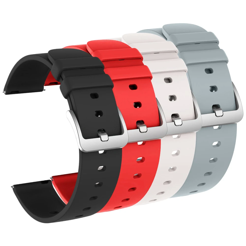 

Ремешок силиконовый для наручных часов, 20 мм, 1234 шт.