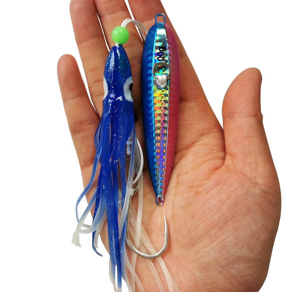 4pcs/lot Inchiku Jig Metal Head Octopus Skirt Fishing Jigging Lure 80g100g120g150g200g250g Artifial Bait pesca | Спорт и развлечения