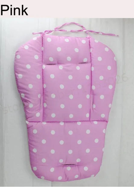 pink dot cushion Детская коляска термоутолщенная подушка для сиденья матрац для коляски наволочка детская коляска автомобиль зонтик тележка - Цвет: pink dot cushion