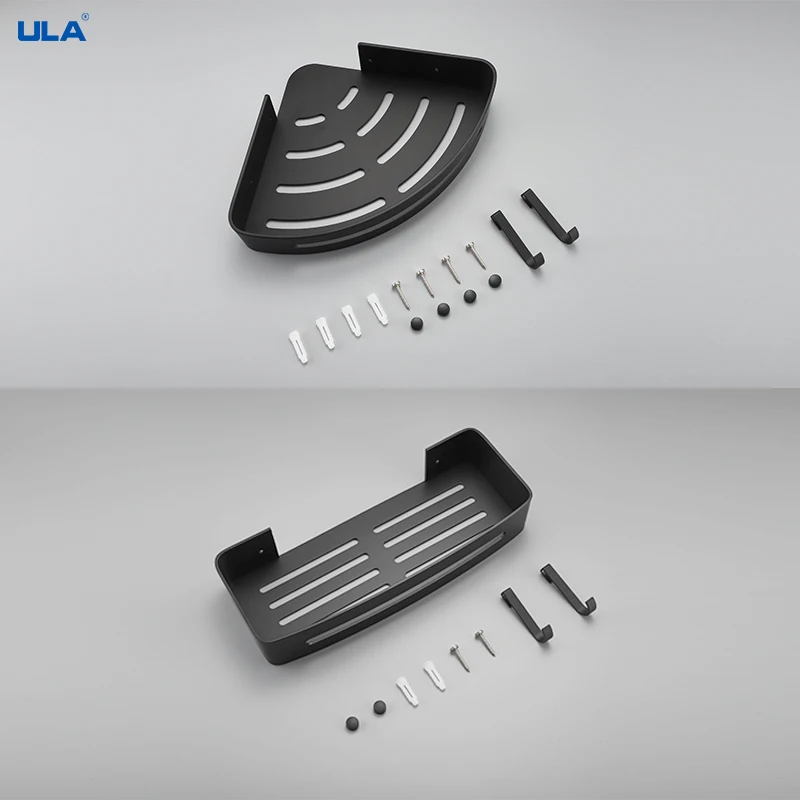 ULA алюминиевая полка для ванной комнаты Душ шампунь мыло косметический полки