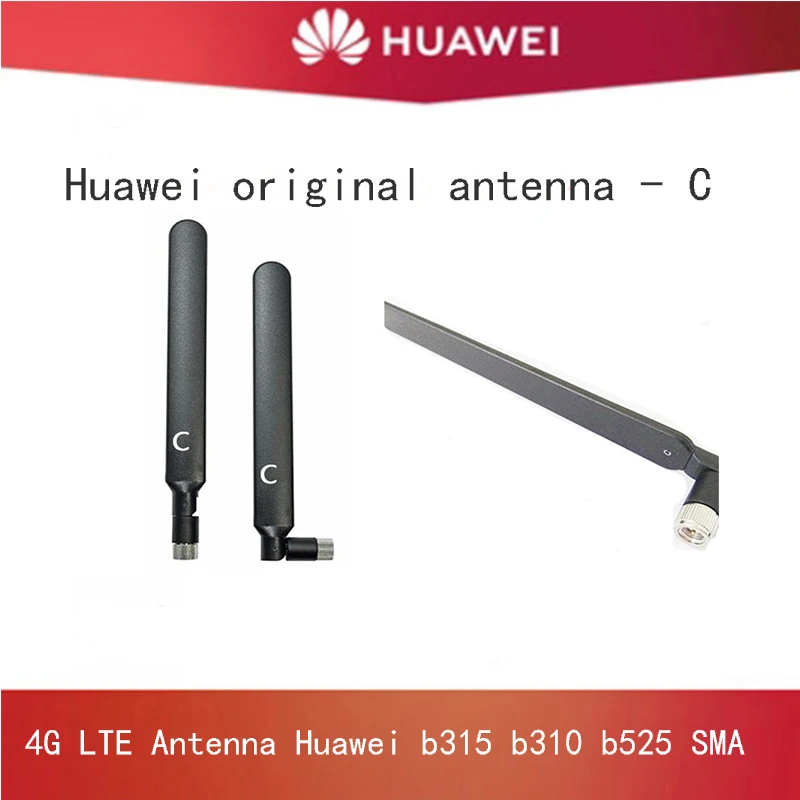 

HUAWEI Original Antenna-C Black External 12dBi 4G LTE for B315 B310 B525 E5186 SMA 3G 4G Router Modem