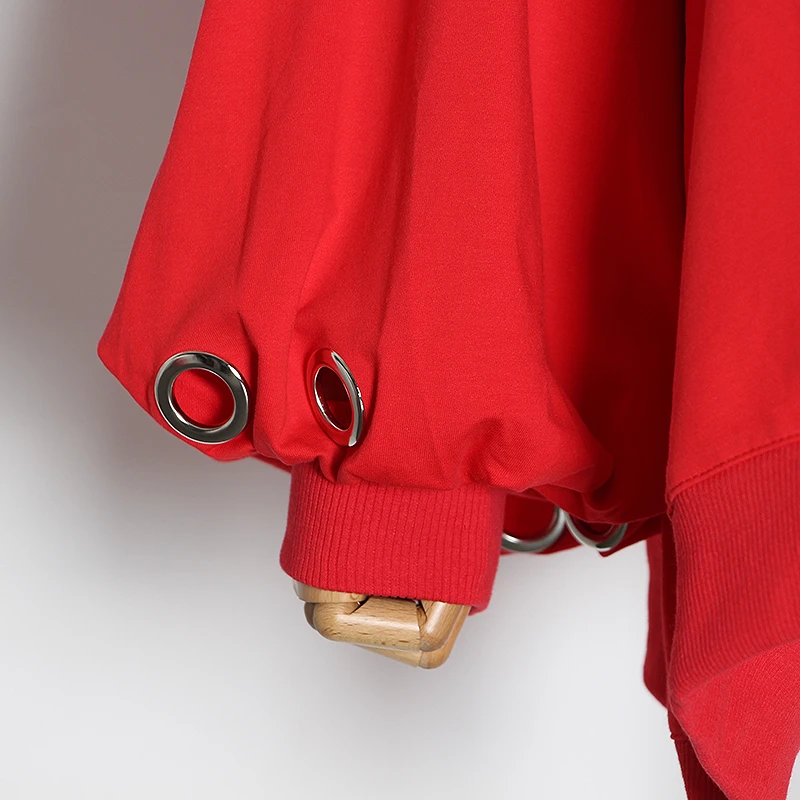 Женский свободный свитер TWOTWINSTYLE Повседневный пуловер с круглым вырезом и