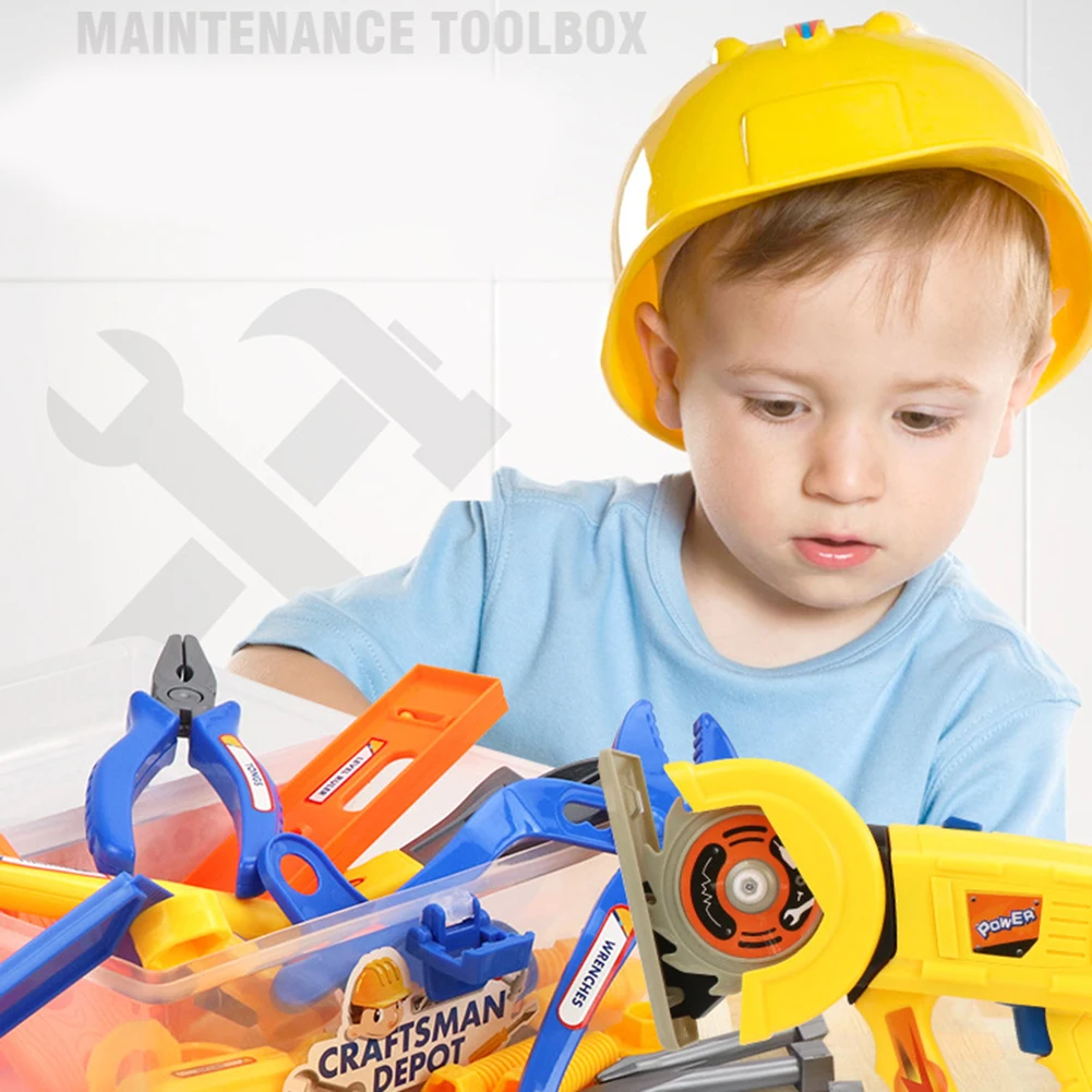 Детский набор инструментов ролевые игрушки портативные нетоксичные пластиковые