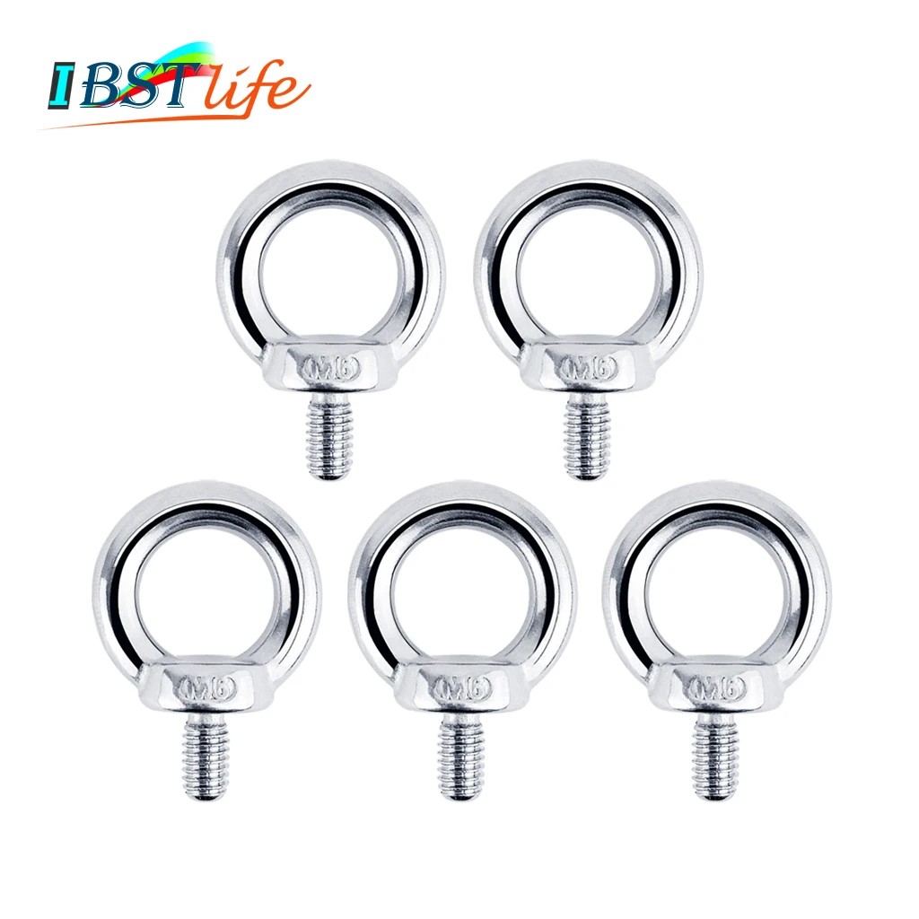 

5 шт., рым-болты DIN580 M6 из нержавеющей стали 304