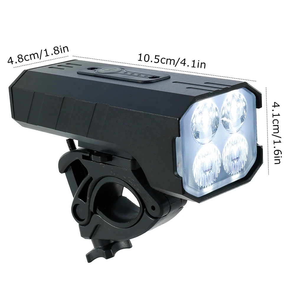 

Bike Light Rainproof USB Rechargeable LED 2000mAh MTB Front Lamp Ultralight Flashlight Bicycle Light Headlight Aluminum Cycling
