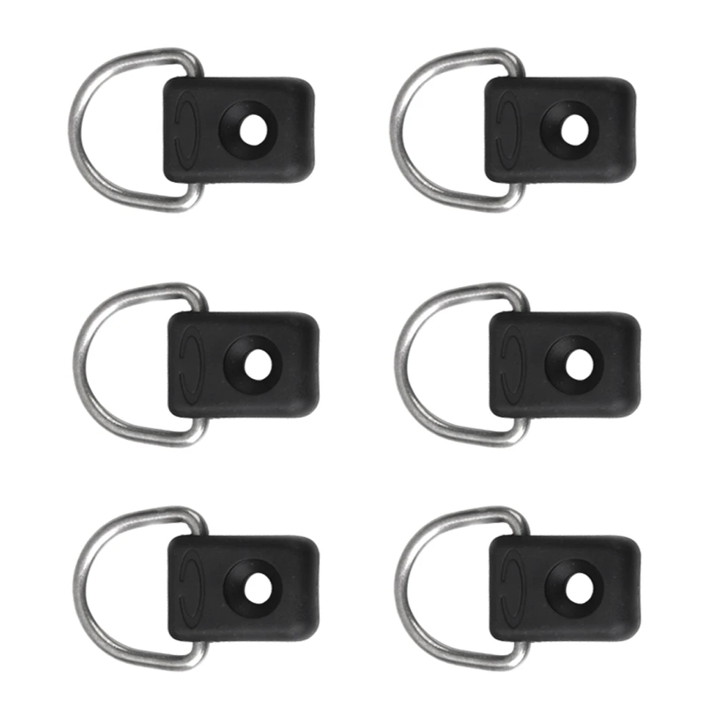 

Set of 6 Safety Kayak D And Deck Loop Mounting Kit for Canoes