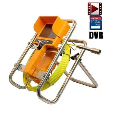 dvr function 28 мм самонивелирующийся автоматический баланс дренажная канализационная труба инспекция DVR камера труба эндоскоп бороскоп камера с 30 м кабелем - Цвет: dvr function