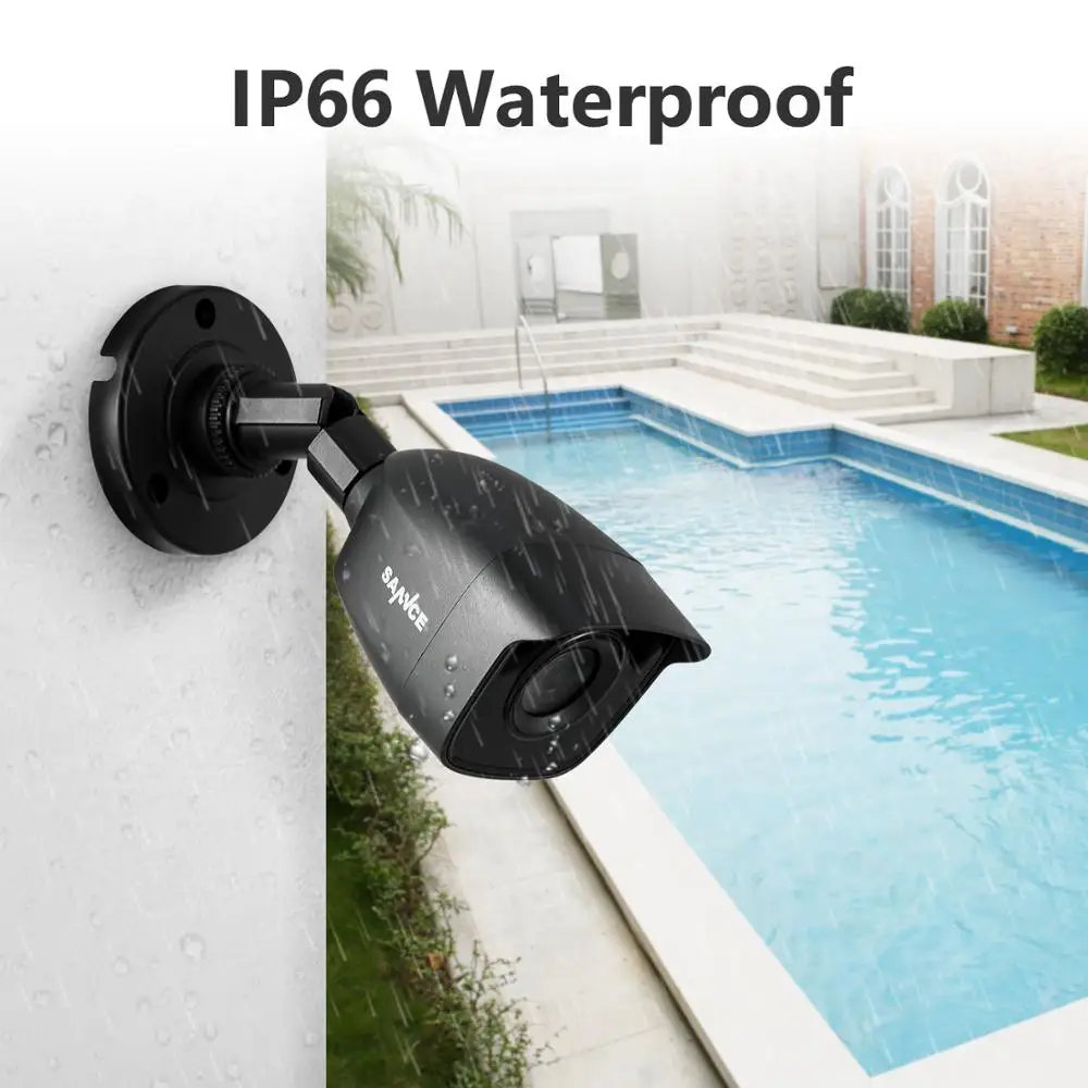 SANNCE 8CH 1080P 2.0MP HD CCTV система видео рекордер 8 шт. камера безопасности