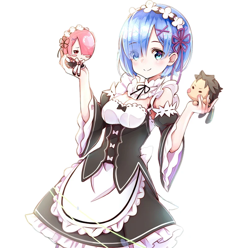 Три Ratels CDM368 RE:ZERO Lovely Rem виниловый пвх плакат мультяшный рисунок наклейка на