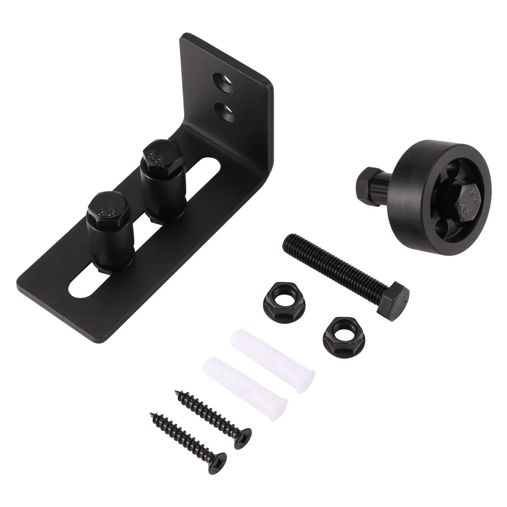 

Barn Gate Door Floor Guide Stopper - Wall Mounted Bottom Guide with Different Setups for All Sliding Barn Door