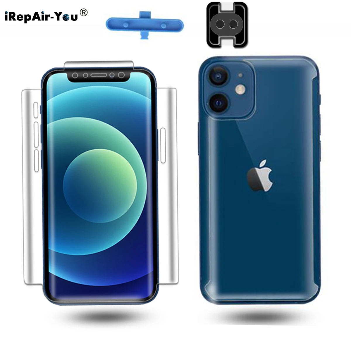 Гидрогелевая пленка с полным покрытием для iPhone 12 pro max 12mini 11 X Xs Xr 7 8 plus SE 2020 Защитная