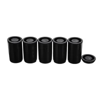 5pcs practical empty bottle 35mm film cans canisters containers watercolor paint pigment box plastic palette diy craft