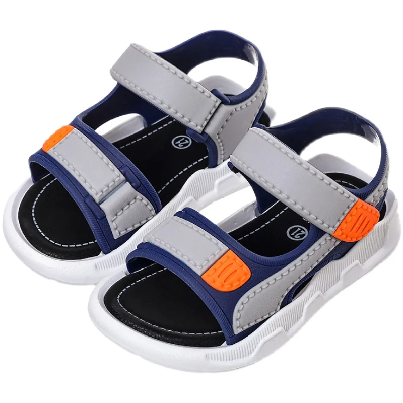 

Kids Sandals Children Boys Girls Toddler Baby Simple PVC Sandals Soft Soled Casual Flat Student Outdoor Beach Shoes Summer New