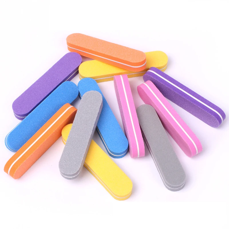 

10/20/50PCS Colorful Nail Art Files Nail Buffer Block Sanding Sponge File Polisher Polishing Nails Tools Manicure Accessories