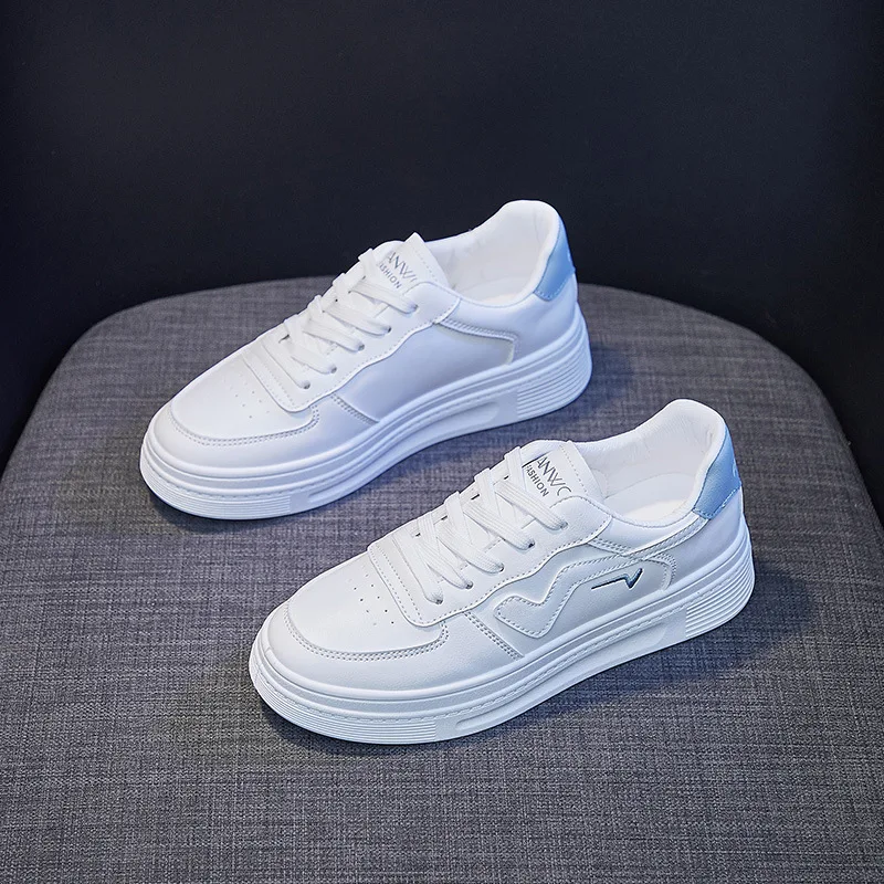 Han edition white shoe female ins tide fall 2021 new higher running breathable leisure C807 sandals female students