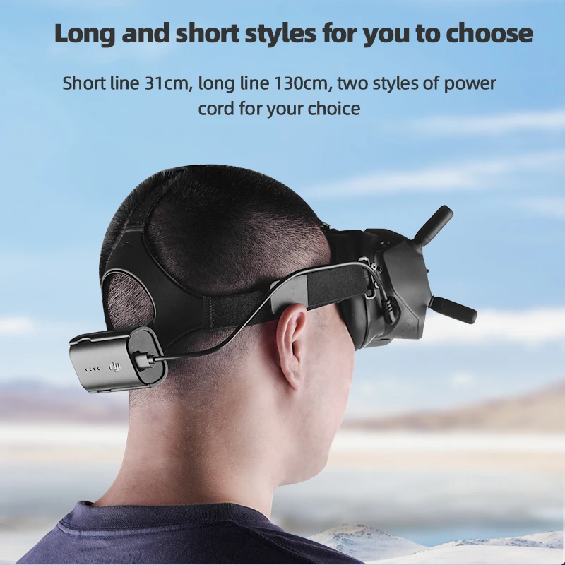 Кабель питания для DJI FPV GOggles V2 130 30/USB-PD см с поддержкой быстрой зарядки PD |