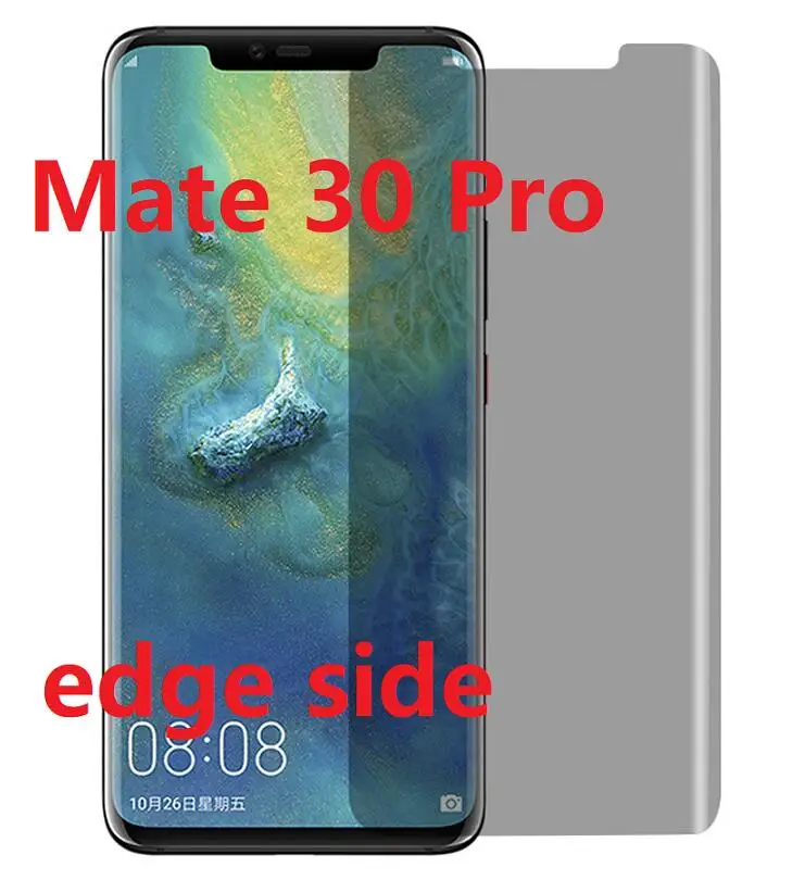 Mate 30 Pro Для huawei mate 30 Pro и huawei mate 30 Lite, закаленное стекло, антибликовое, 3D полное покрытие, защитная пленка, защита экрана - Цвет: Mate 30 Pro