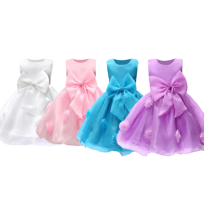 

2021 Summer Dress For Girls Baby Girl Clothes For Newborns Princess Graceful Birthday Dress Evening Clothing for Girls Toddler
