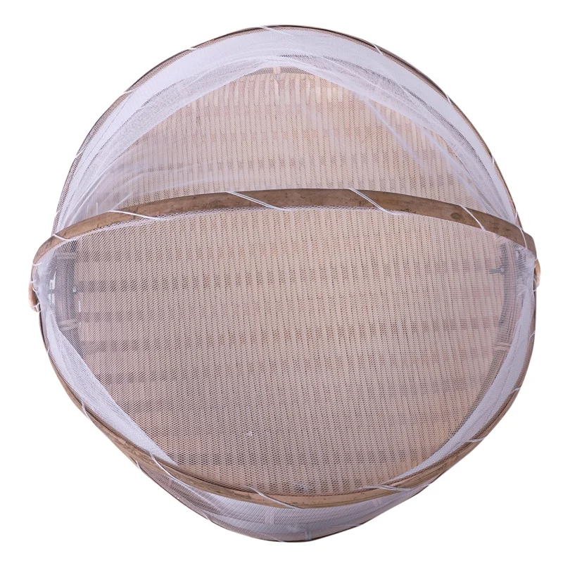 Плетеная бамбуковая корзина ручной работы с защитой от ошибок пыленепроницаемый