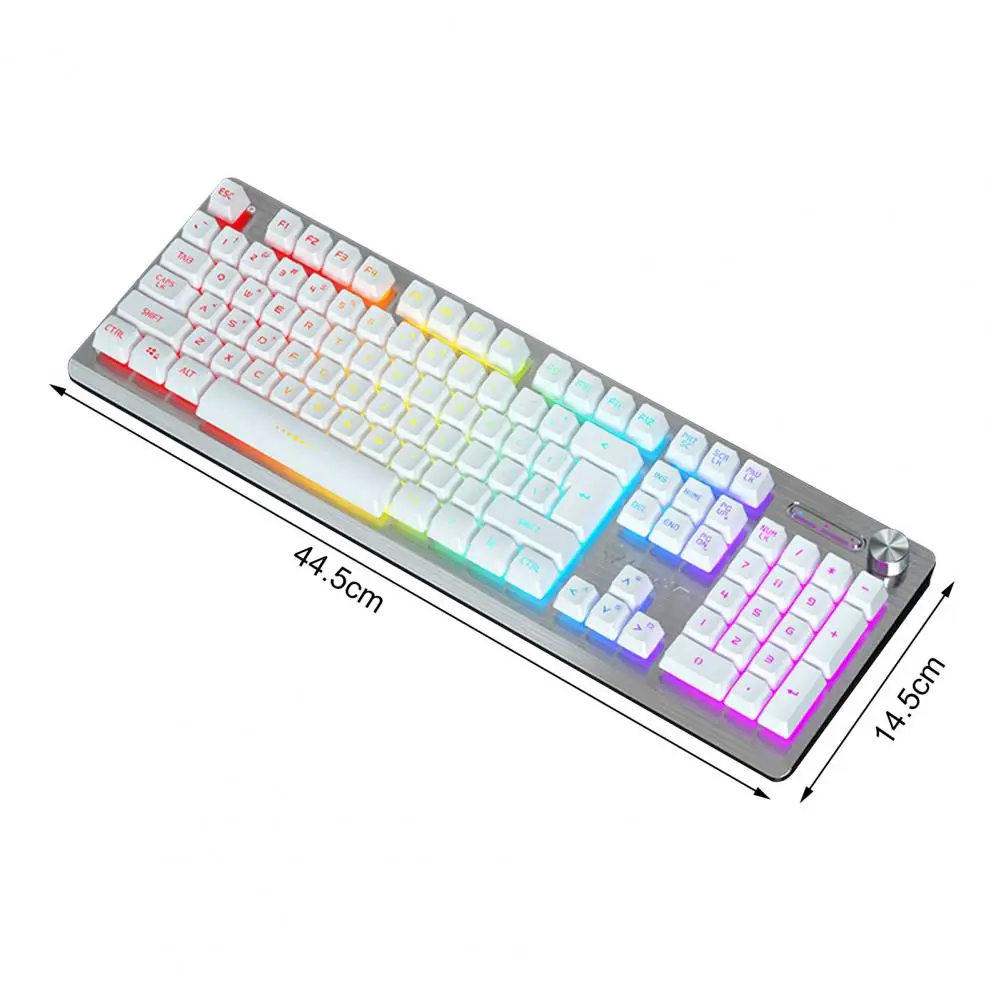 Игровая клавиатура K002 подсветка RGB ABS 104 клавиши механическая Проводная для