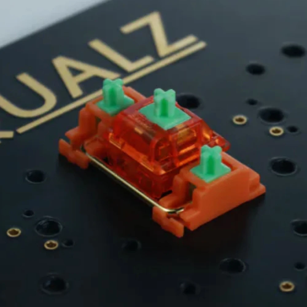 Новинка 2021 переключатели Tangerine V2 для механической клавиатуры 62g 67g прозрачная