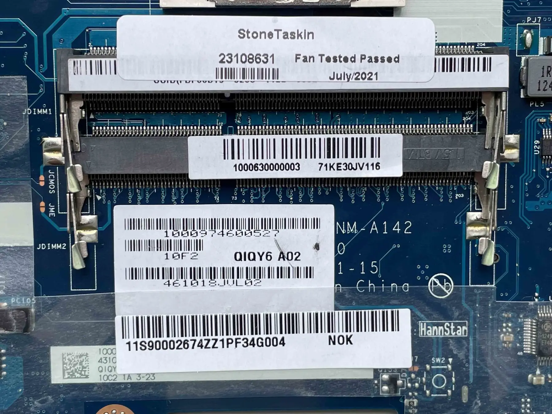Материнская плата 90002674 для ноутбука Lenovo Ideapad Y500 Y500N QIQY6 NM-A142 DDR3 ОЗУ 2 Гб 100%