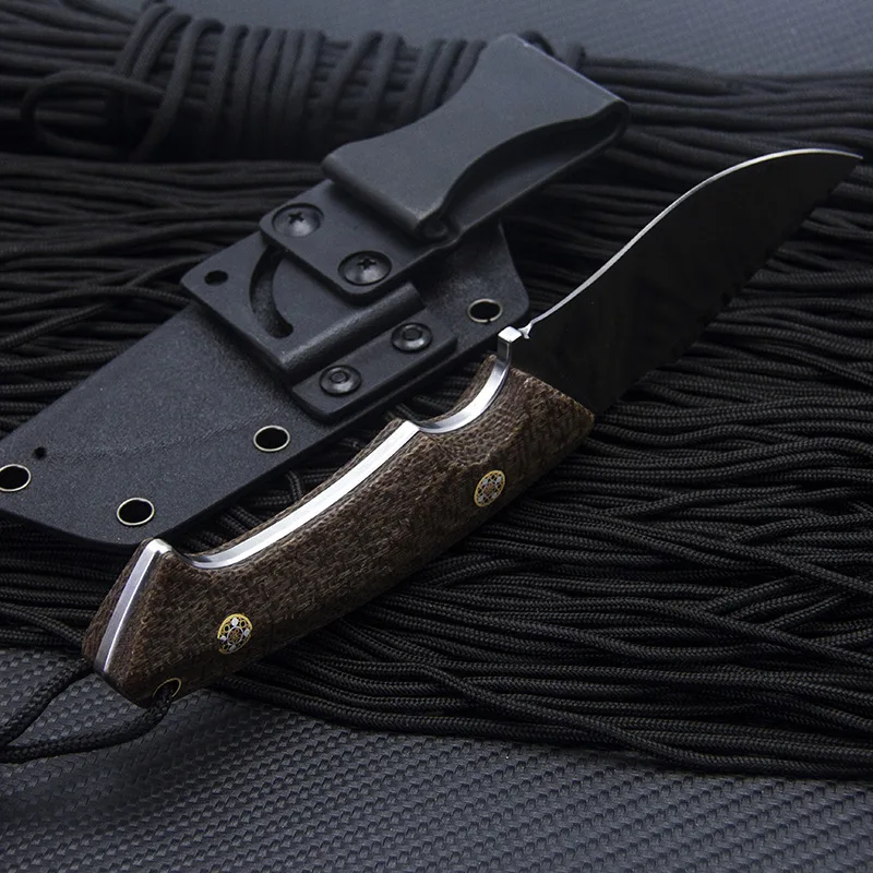 Новый тактический нож Tunafire с фиксированным лезвием для активного отдыха ножи