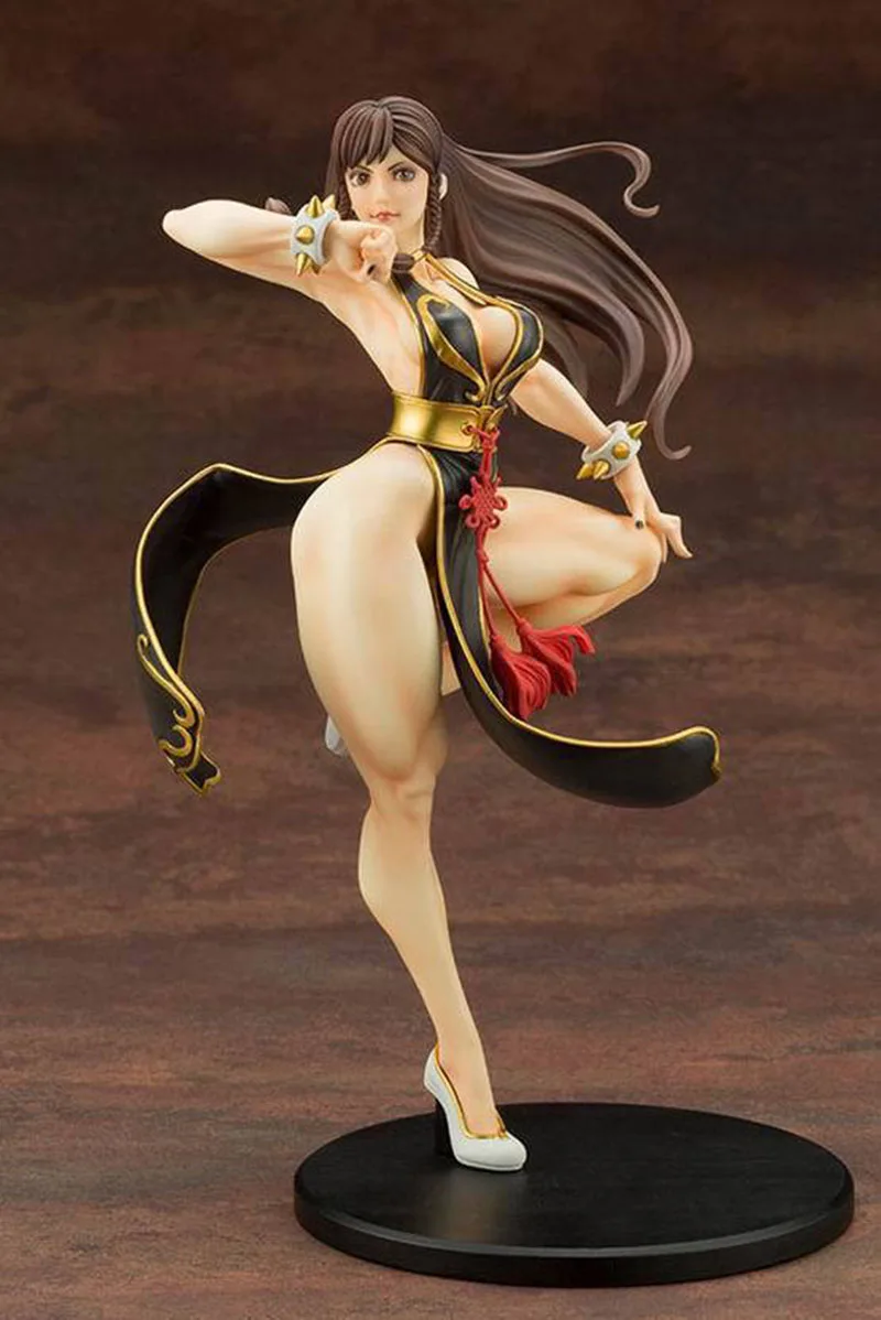 Пикантные Альфа Cammy отбеливающая серия Chun Li костюм боевой игрушечных пластиковых