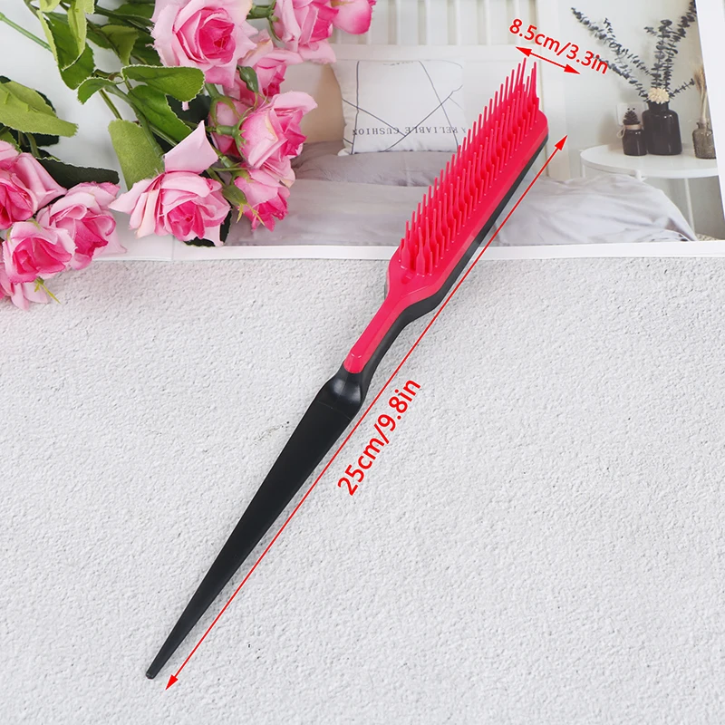 

Professional Hairdressing Dense Comb Plastic Fine Comb Salon Anti-static Combs