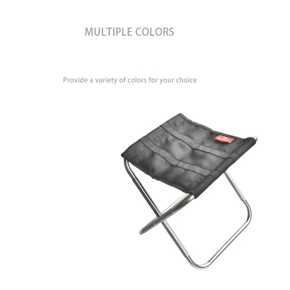 

Складной рыболовный стул, легкий складной алюминиевый стул для пикника и кемпинга, удобная переноска, уличная мебель