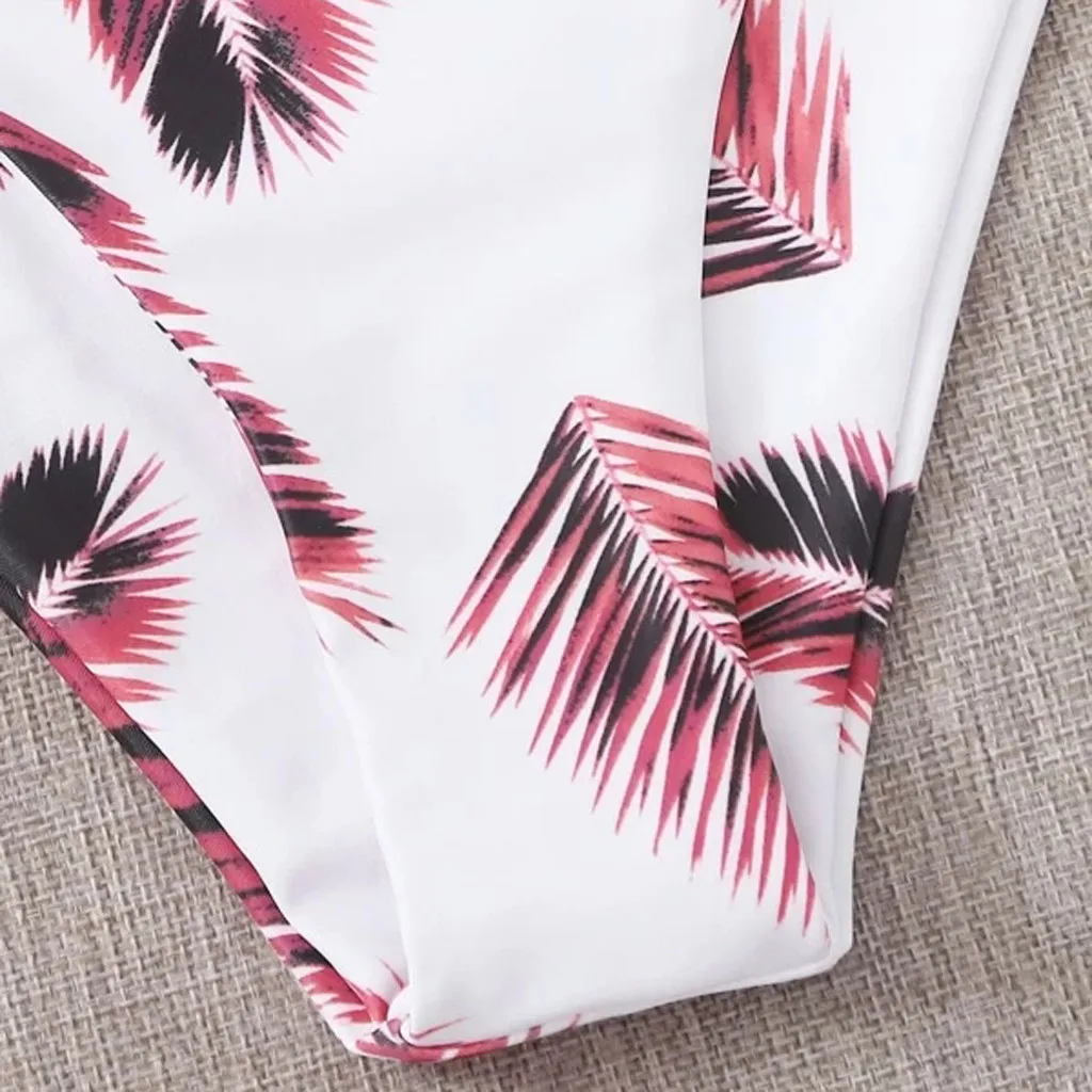 

Summer Women's Swimsuit Floral Print Sexy Bikini Set Push-Up Swimsuit Beachwear Padded Swimwear E1