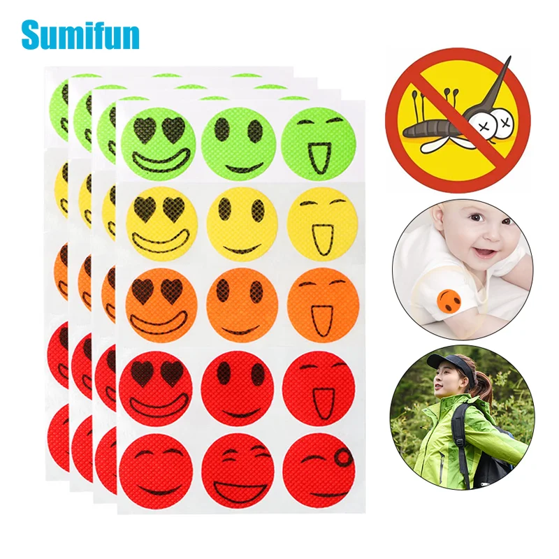 

60pcs/10pack Mosquito Repellent Patches Stickers 100% Natural Non Toxic Pure Essential Oil Keep Insects Far Away Camping Travel