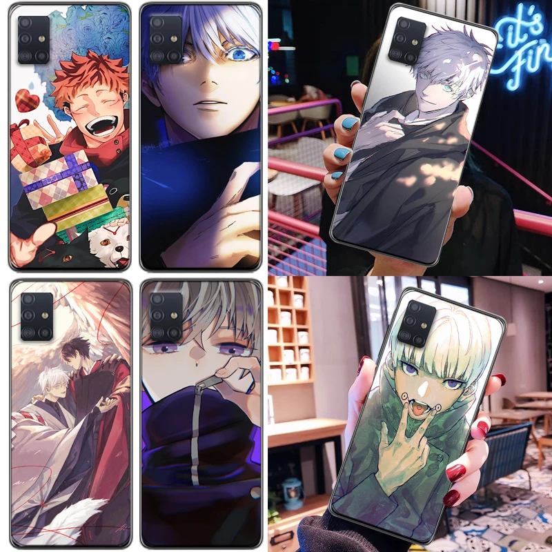 

Jujutsu Kaisen Yuji Itadori Fushiguro Megumi Satoru Gojo Sukuna Phone Case For Samsung Galaxy A51 5G 4G Coque Cases Back Cover