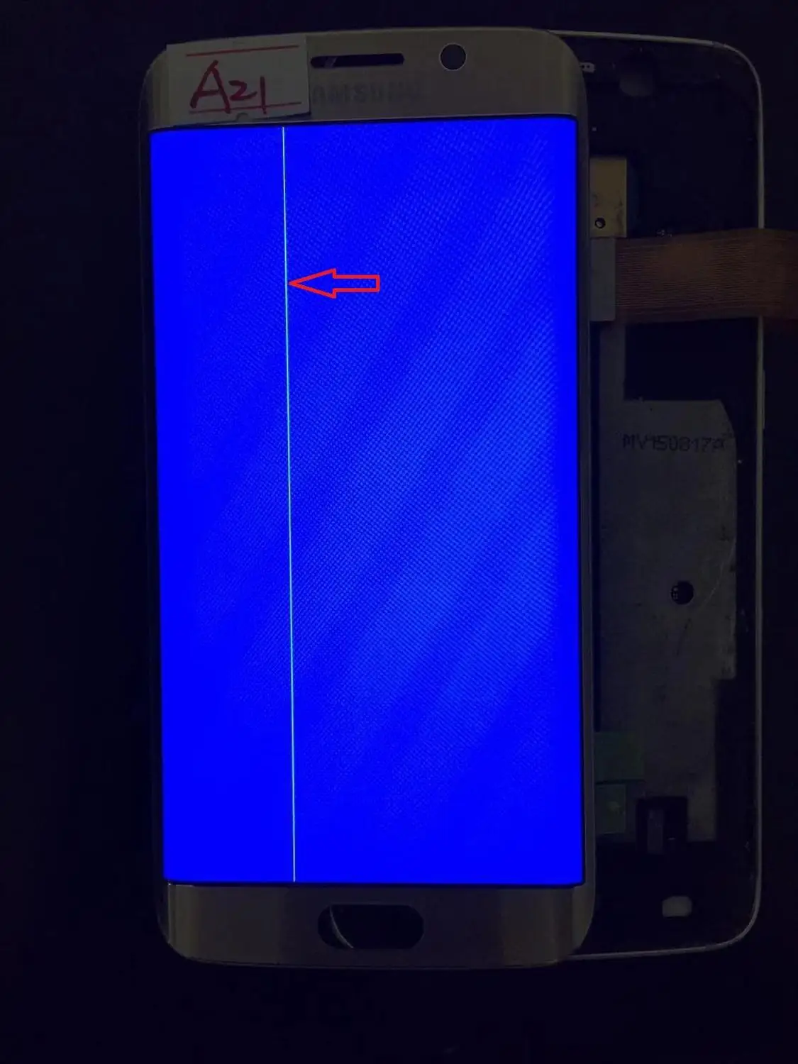 AMOLED ЖК дисплей для SAMSUNG Galaxy s6 edge G925 G925F сенсорный экран дигитайзер дисплей с линией - Цвет: NO.A21 Gold