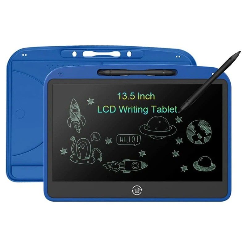 

13.5 Inches LCD Writing Tablet,Drawing Doodle Pad With Lock Function Erasable For Home School Office