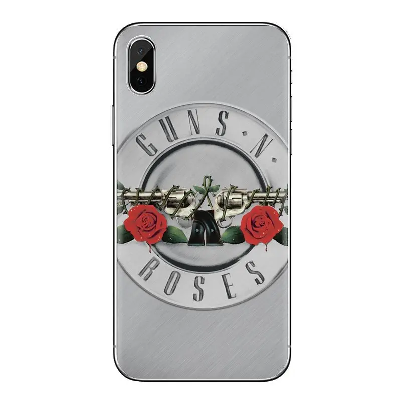 Transparent Soft Cases Covers For Xiaomi Redmi 4A S2 Note 3 3S 4 4X 5 Plus 6 7 6A Pro Pocophone F1 guns n roses Music Bank |
