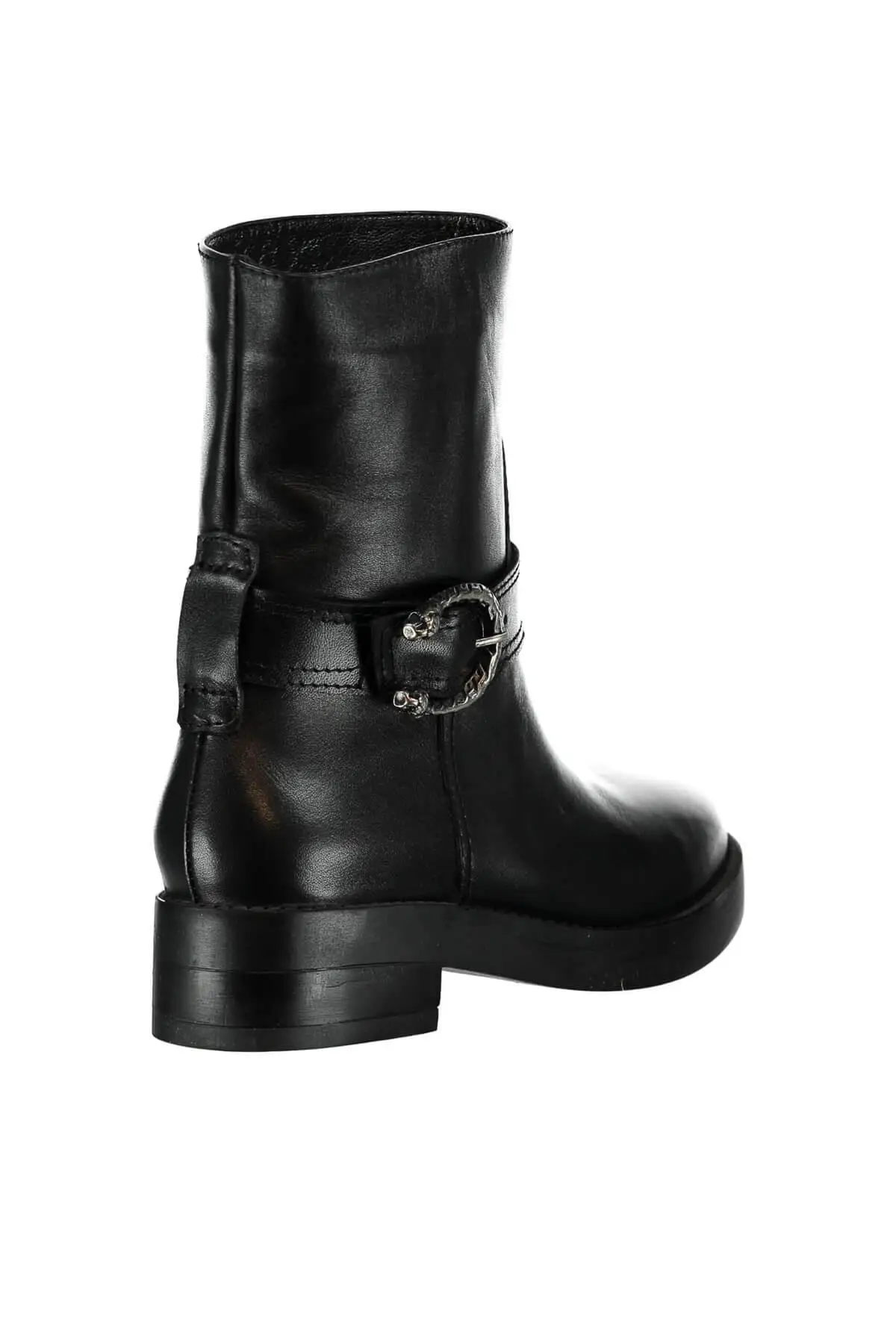 Женские ботинки из натуральной кожи с жемчугом Цвет Черный коллекция 120130001507