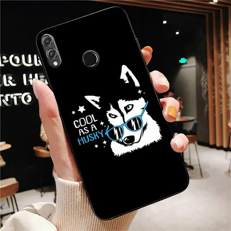 Чехол для телефона Huawei Honor 7A 7C 8 8x9 10 20lite с изображением животного волка Хаски