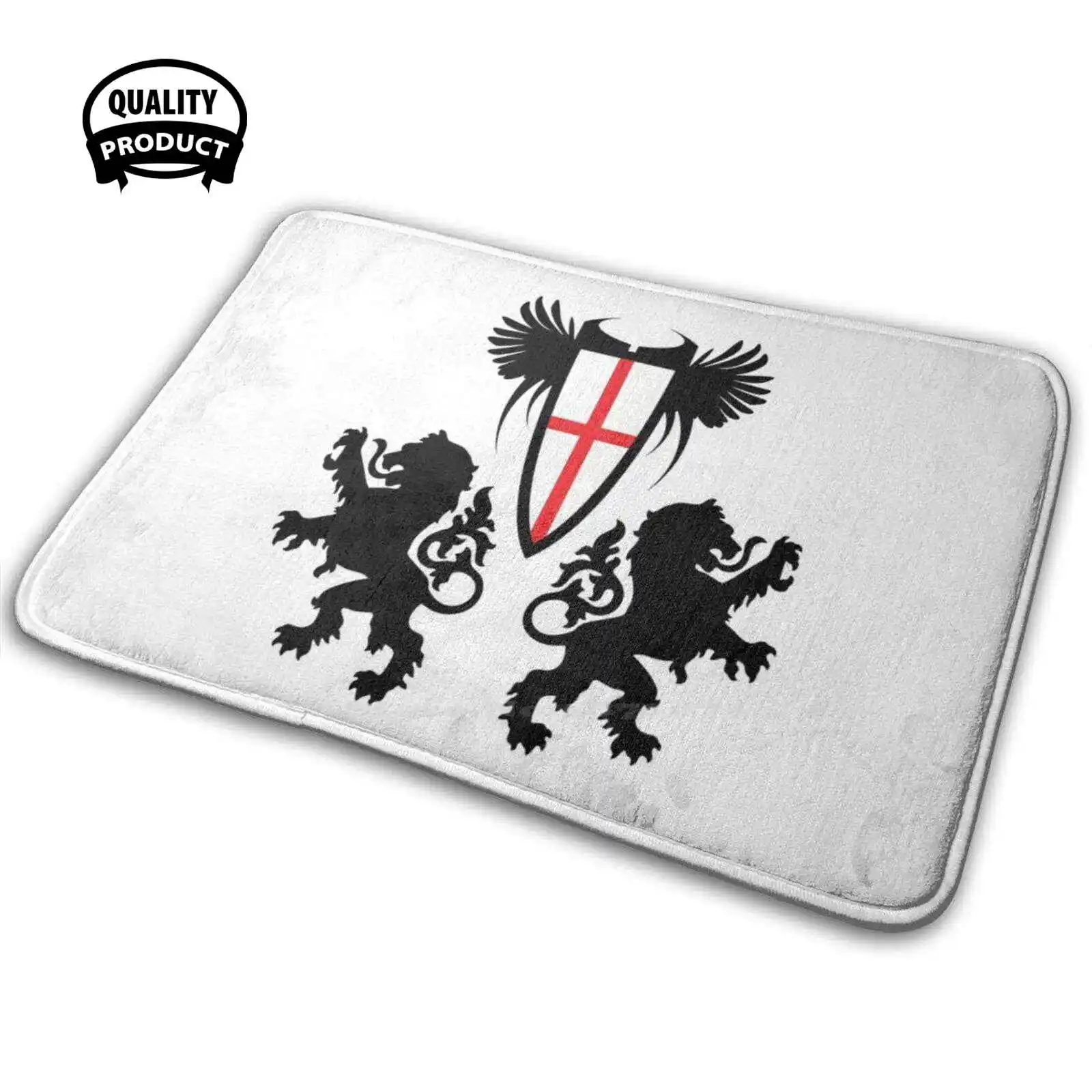 Мягкий Нескользящий Коврик С 3d изображением английских Львов коврик подушка 3