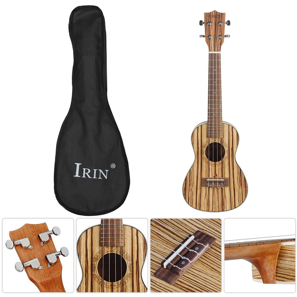 

IRIN Wooden Guitar 21 inch 4 String Mini Ukelele Instruments for Kid Adult