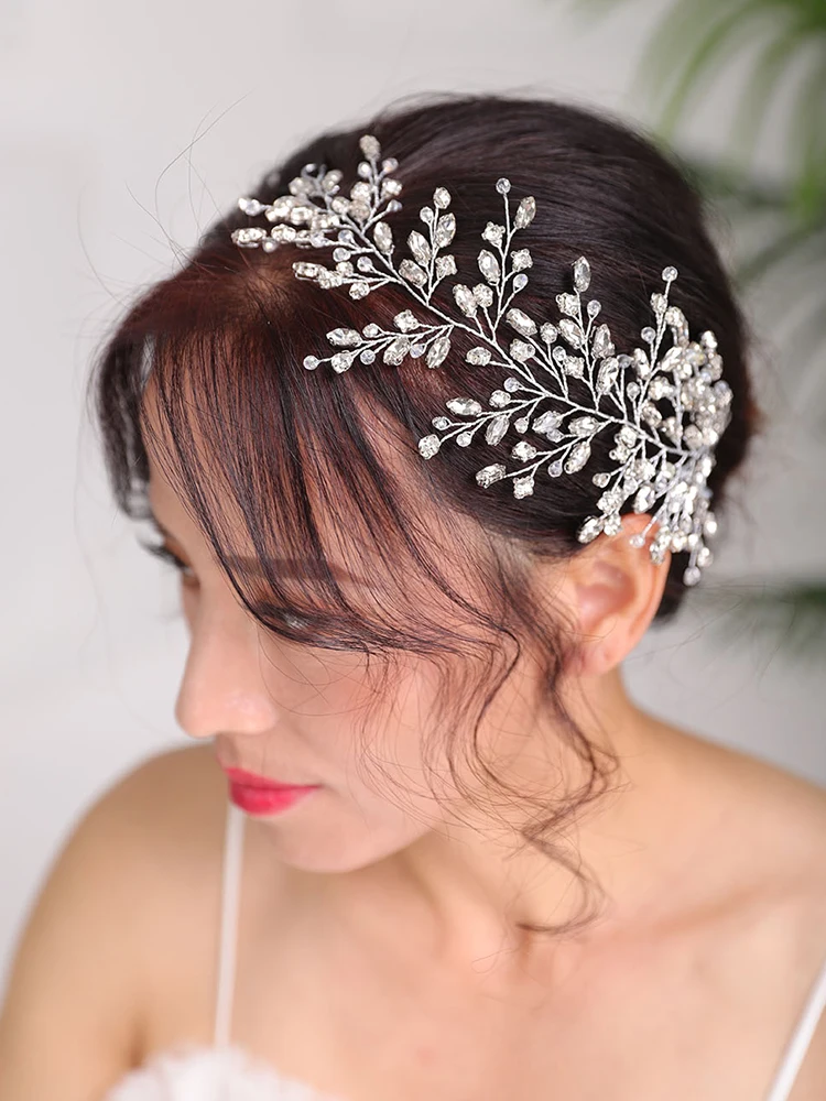 Искусственные стразы украшения для причесок с кристаллами женские Украшения