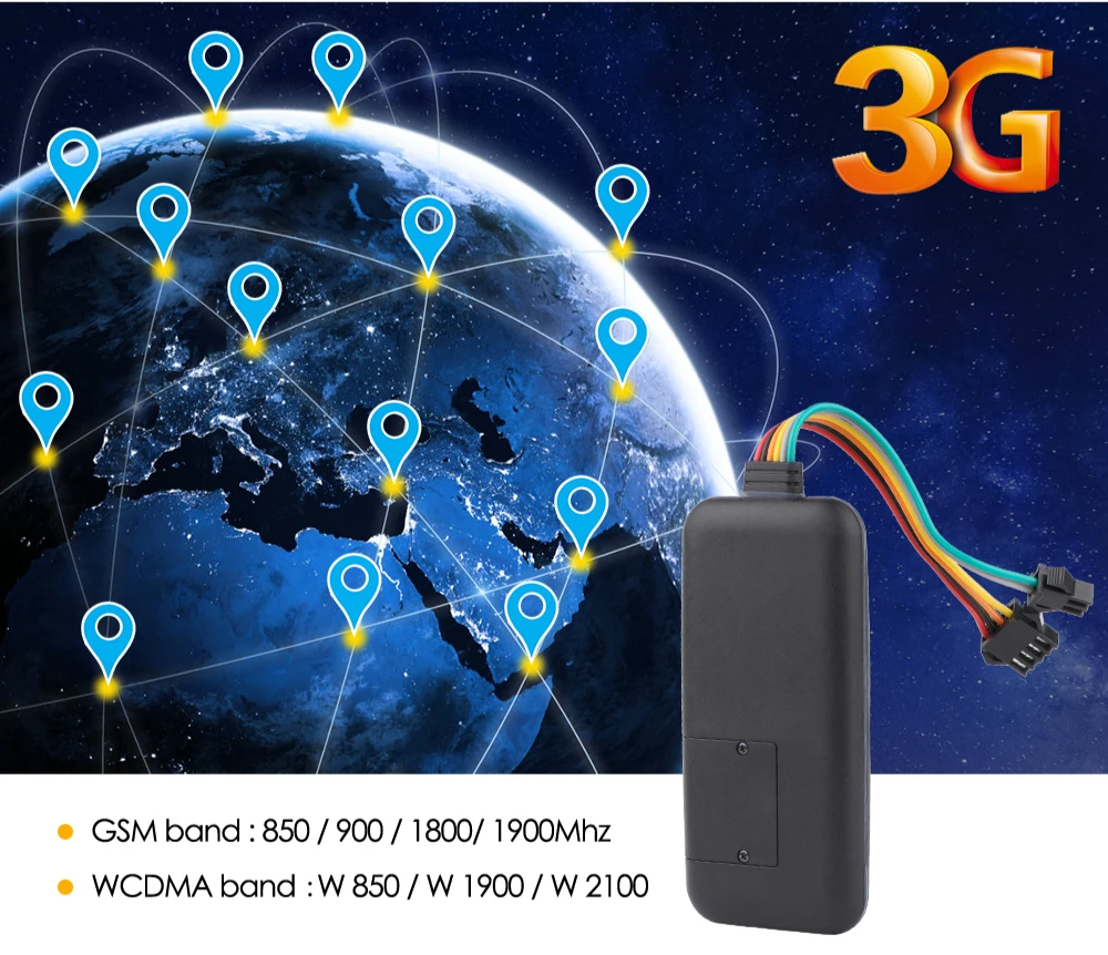 3g WCDMA gps трекер Аварийная сигнализация сбой мощности двигатель TK119-3g автомобильный трекер мини gps локатор ACC Обнаружение сдвига сигнализации rastreador