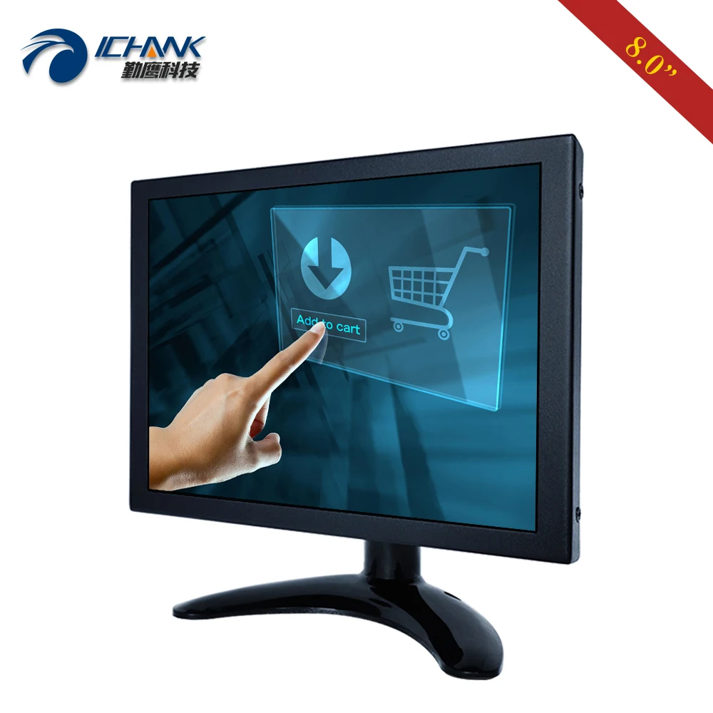ZB080TC-262R/8 "дюймов 1024x768 4:3 ГМДИ VGA USB анти-помех металлический чехол промышленные