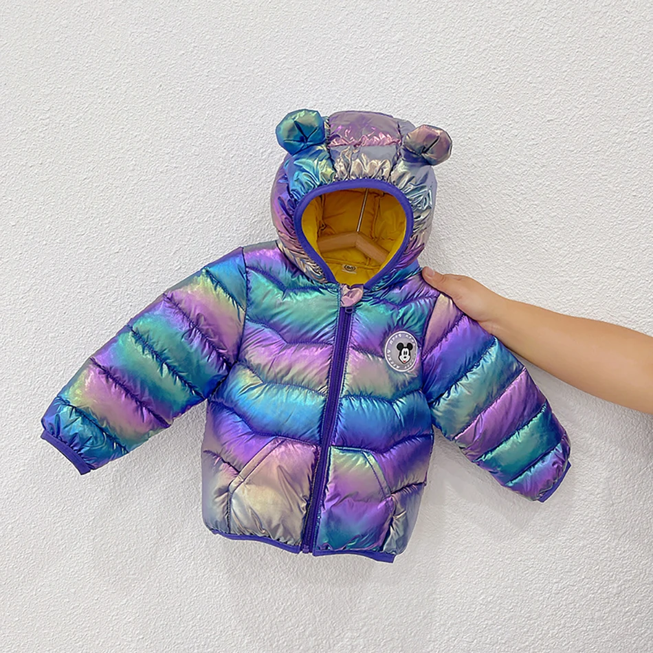 Детский легкий пуховик для девочек и мальчиков на белом утином пуху | Детская