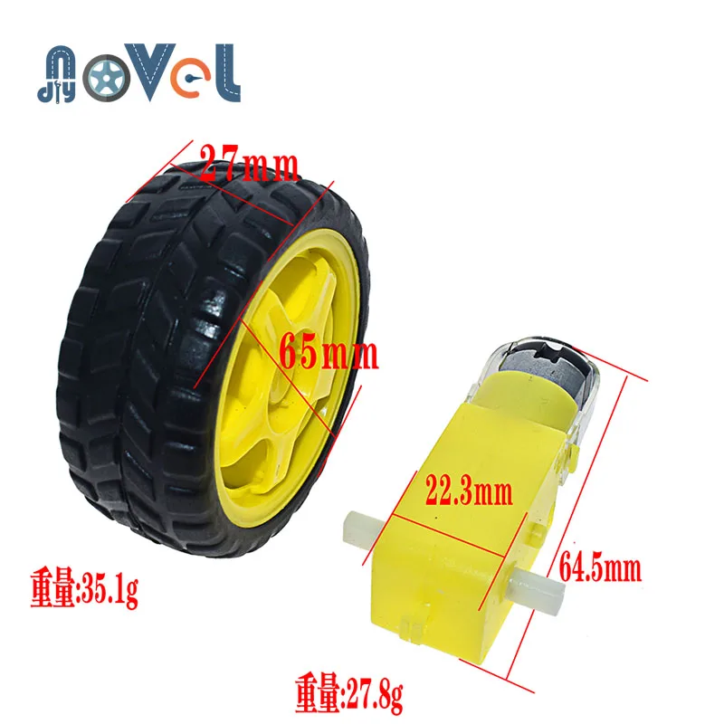 Умный автомобильный робот 3 в 6 В постоянного тока мотор редуктор для Arduino Diy Kit