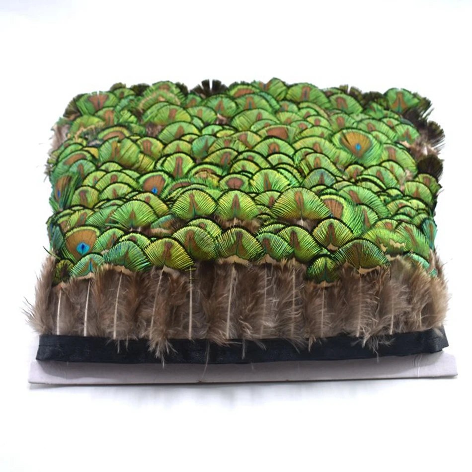 

2/5/10 ярдов свадебные золотые перья рукоделие Рукоделие перо павлина отделка бахрома Шлейф швейная одежда DIY Плюмаж вечерние ничное украшени...