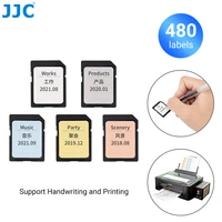 jjc 480 printable handwritten stickers sd memory card label stickers for sd cf cfexpress type b card usb flash drive stick on