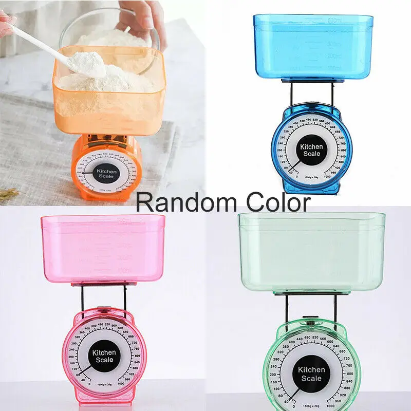 

Kitchen Food Scale Mechanical Kitchen Scale Baking Mechanical Dial Compact Bowl Cook Bake Tool