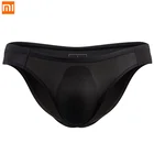 Трусы Xiaomi мужские Бесшовные из вискозы, полупрозрачные пикантное нижнее белье, удобные дышащие трусы, 3 шт.